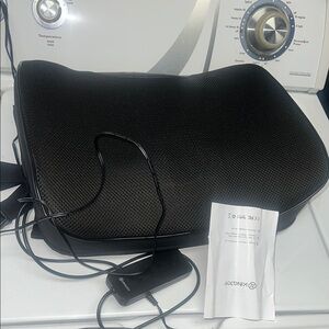 Zyllion Black Massage Pillow